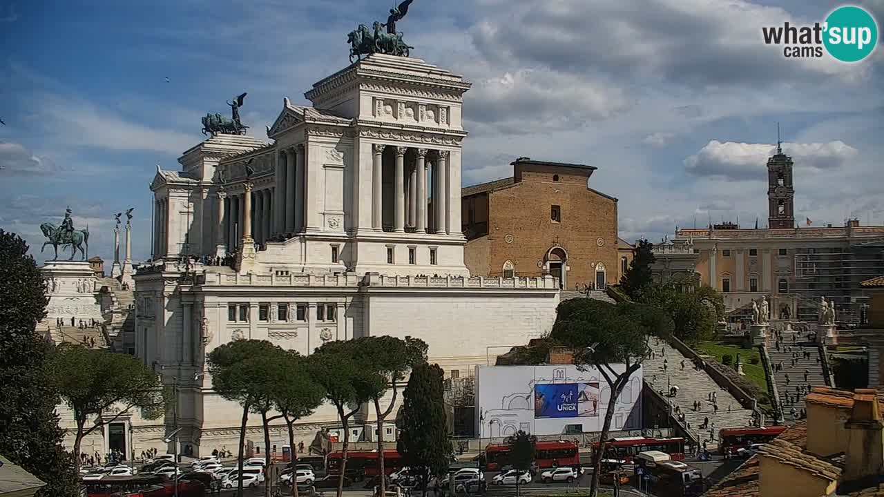 Rome Livecam – Vittoriano webcam – Altare della Patria