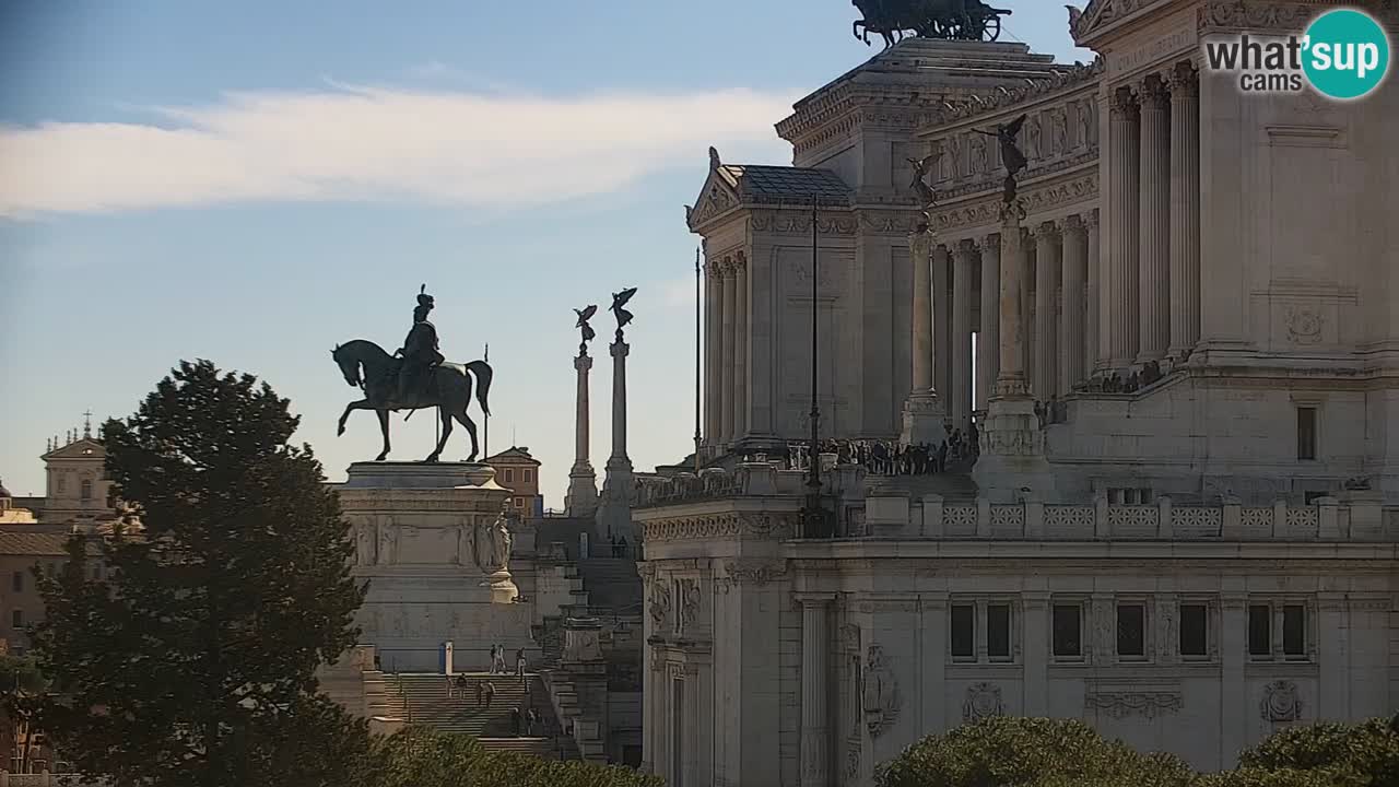 Roma Camera en vivo – Vittoriano webcam – Altare della Patria