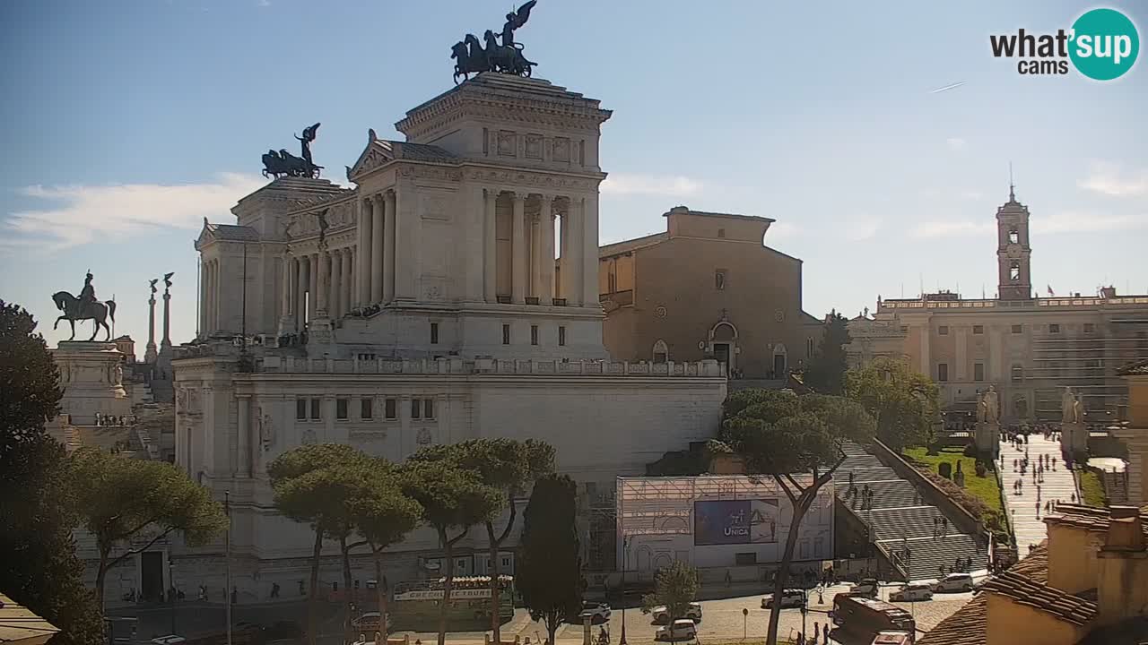 Rome Livecam – Vittoriano webcam – Autel de La Patrie