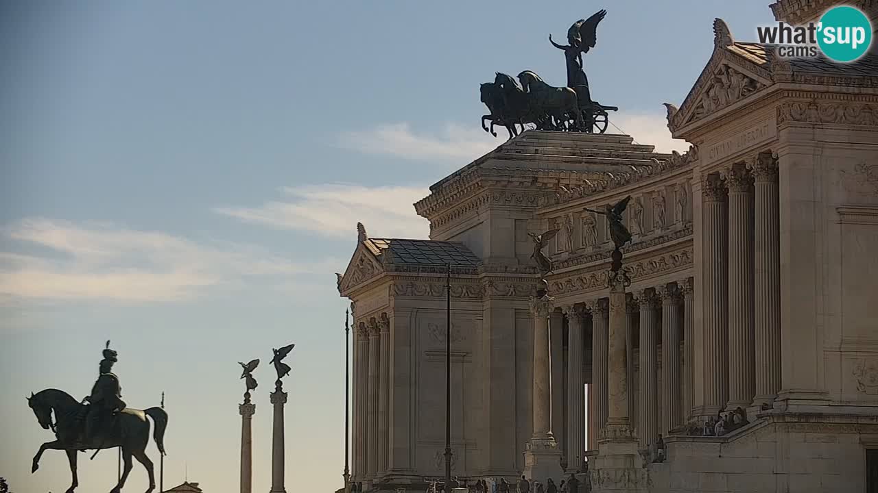 Rome Livecam – Vittoriano webcam – Altare della Patria