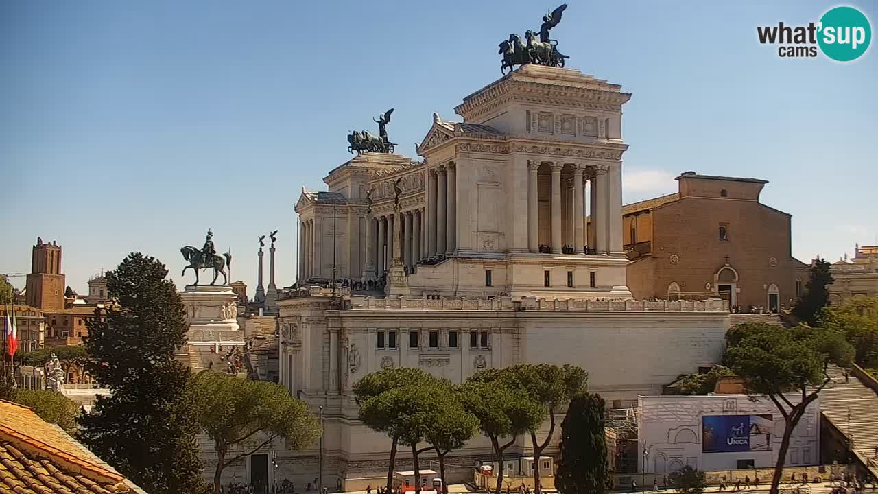 Rim Spletna kamera – Vittoriano – Oltar domovine