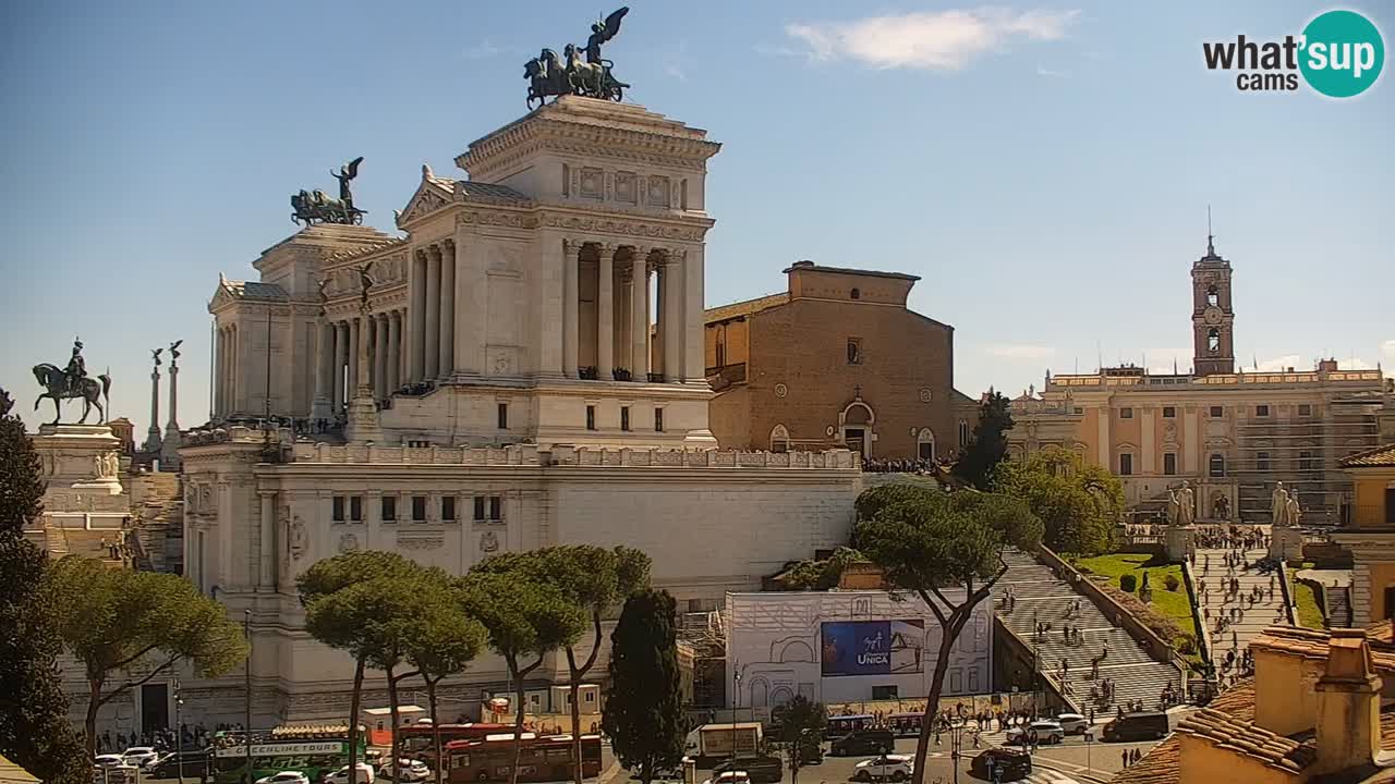 Rim Spletna kamera – Vittoriano – Oltar domovine