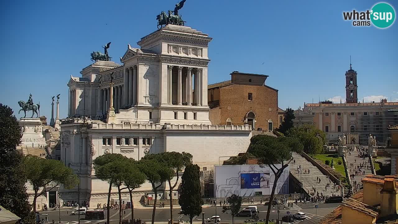 Roma Camera en vivo – Vittoriano webcam – Altare della Patria