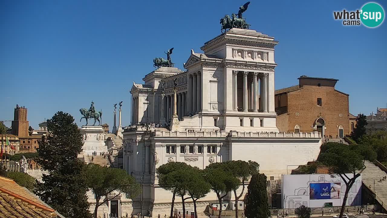 Rome Livecam – Vittoriano webcam – Altare della Patria