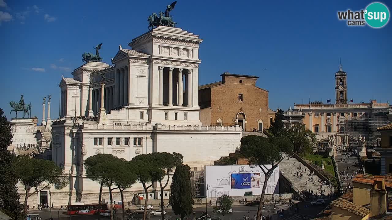 Roma Camera en vivo – Vittoriano webcam – Altare della Patria