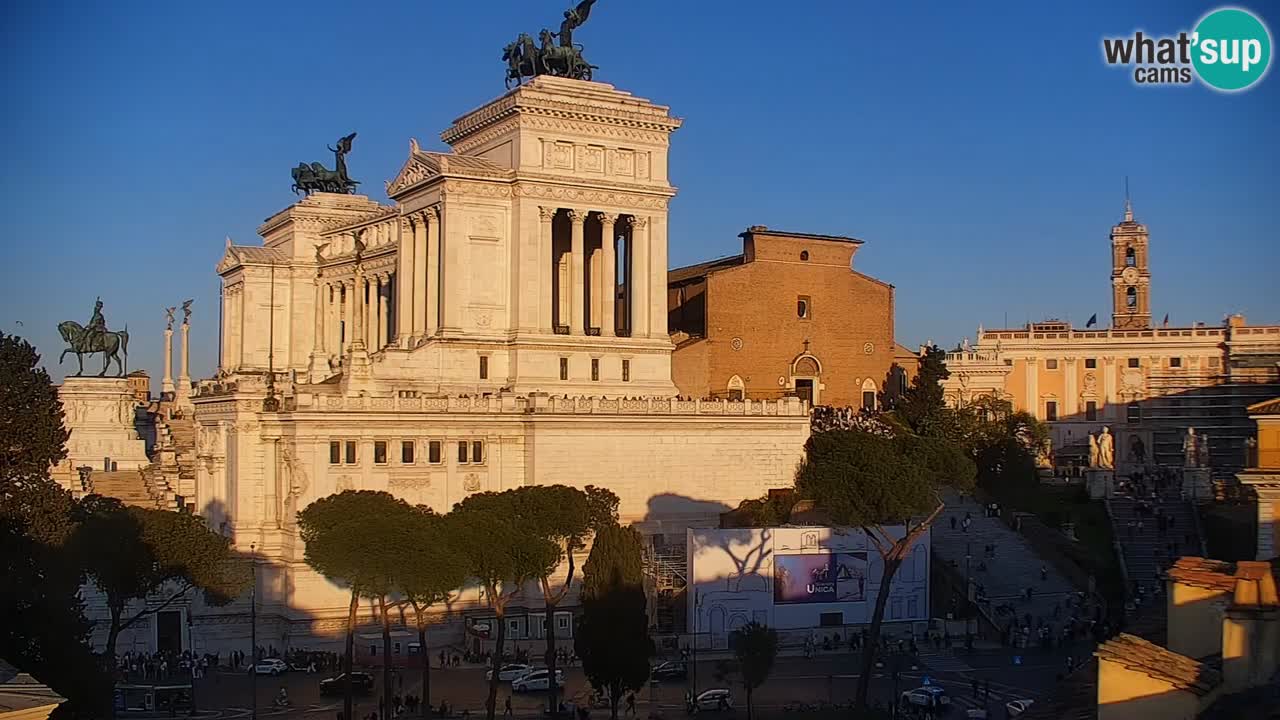 Rome Livecam – Vittoriano webcam – Autel de La Patrie