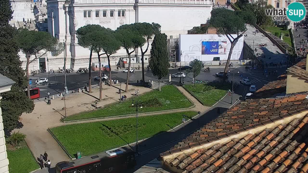 Rome Livecam – Vittoriano webcam – Autel de La Patrie