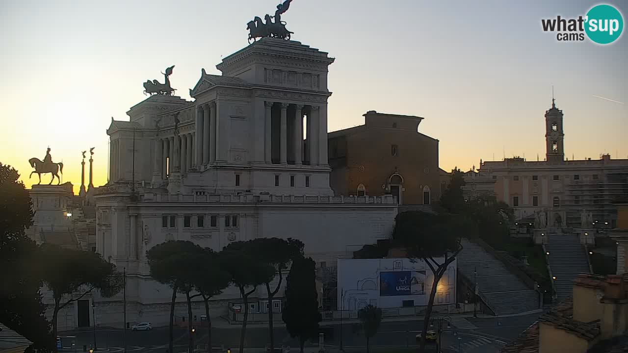 Roma Camera en vivo – Vittoriano webcam – Altare della Patria