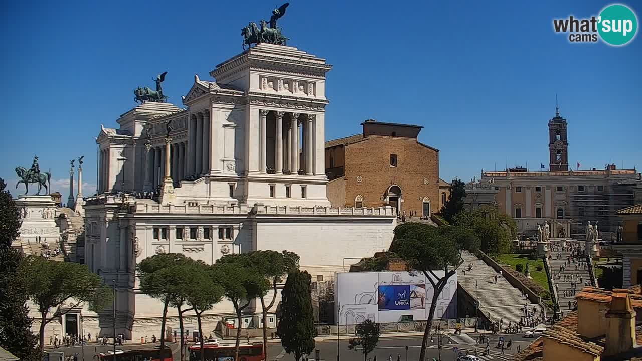 Roma Livecam – Vittoriano webcam – Altare della Patria