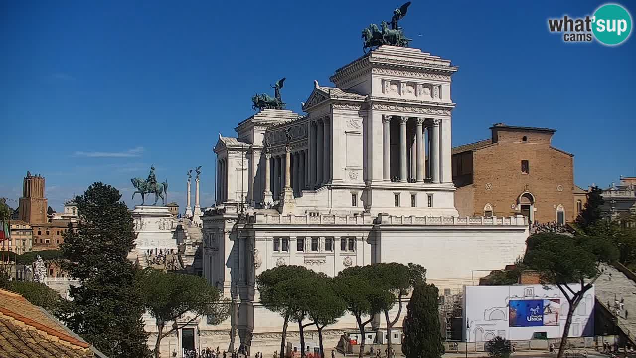 Rome Livecam – Vittoriano webcam – Altare della Patria