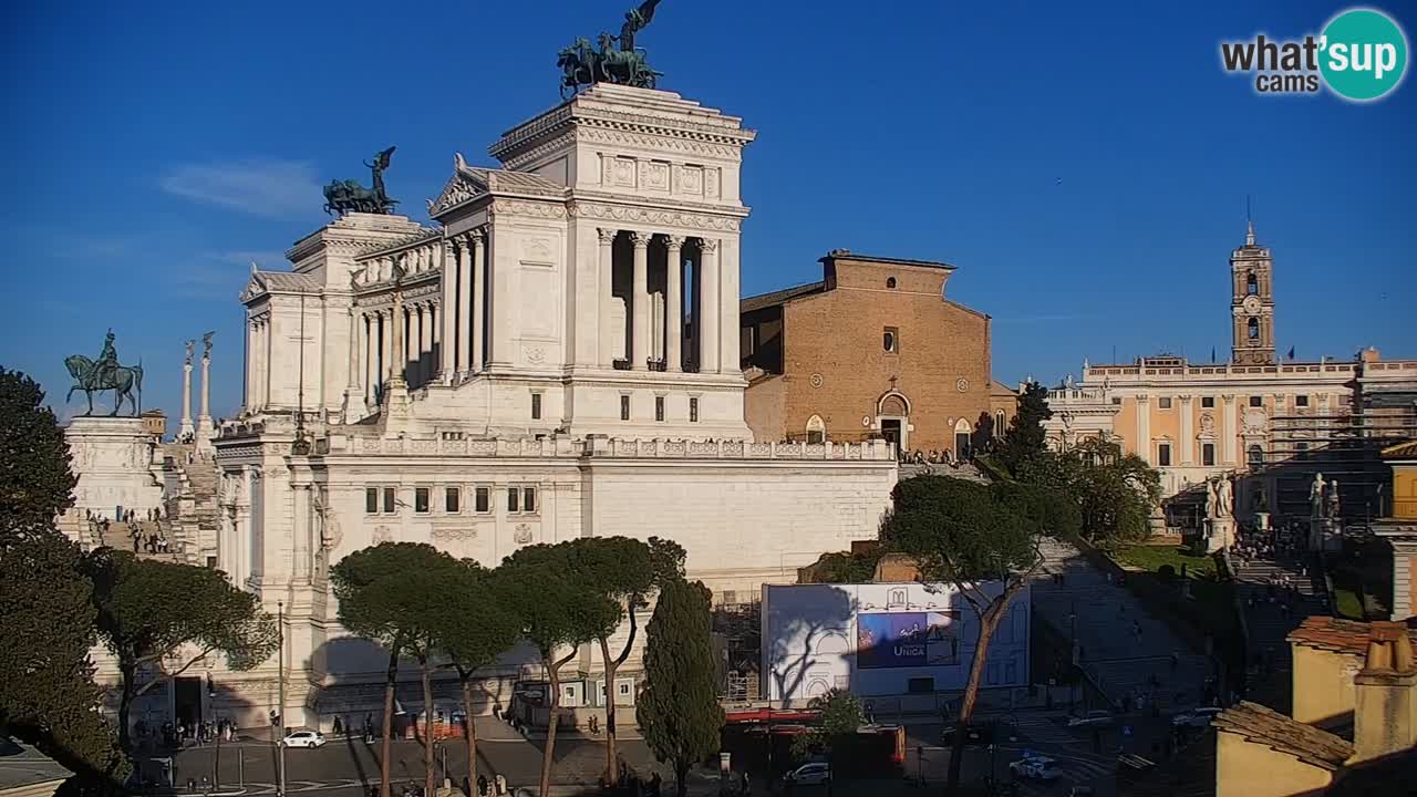 Rome Livecam – Vittoriano webcam – Autel de La Patrie