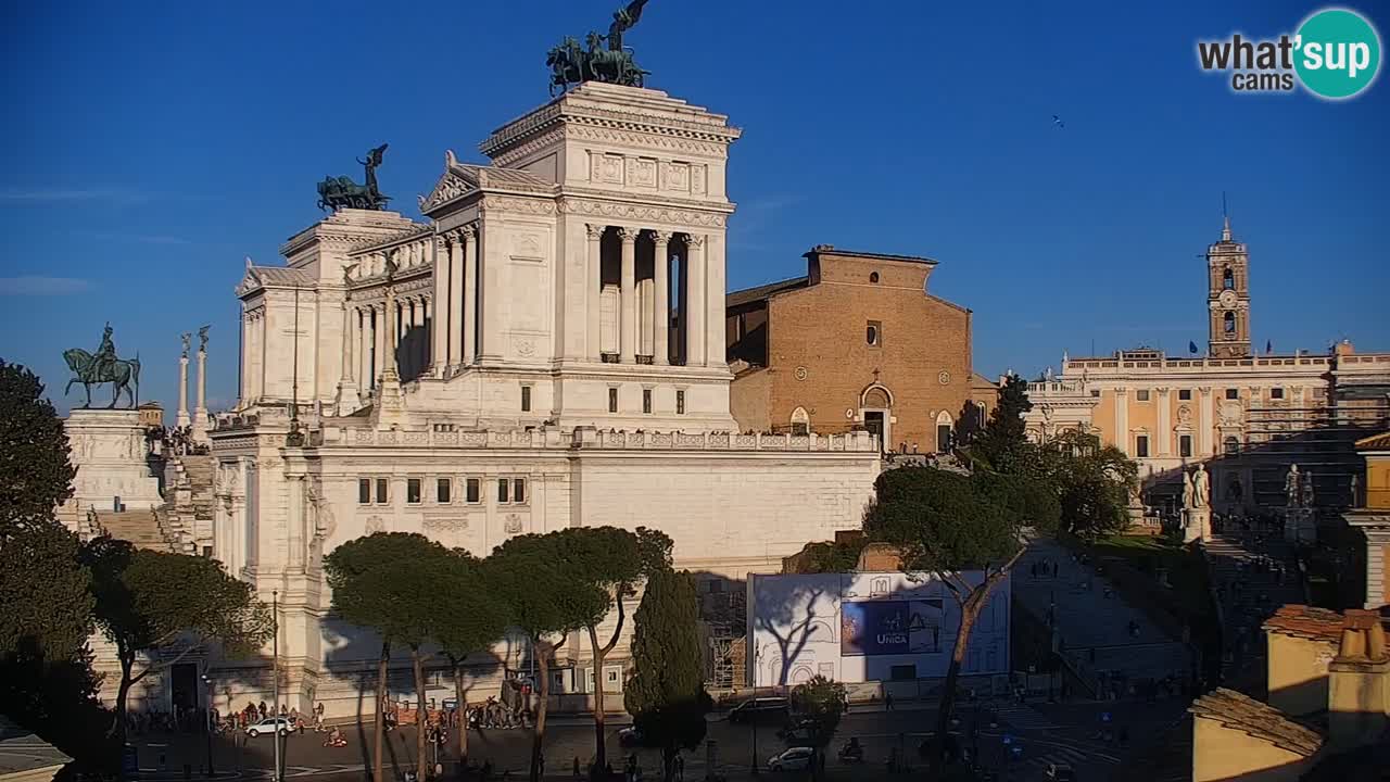 Rome Livecam – Vittoriano webcam – Altare della Patria
