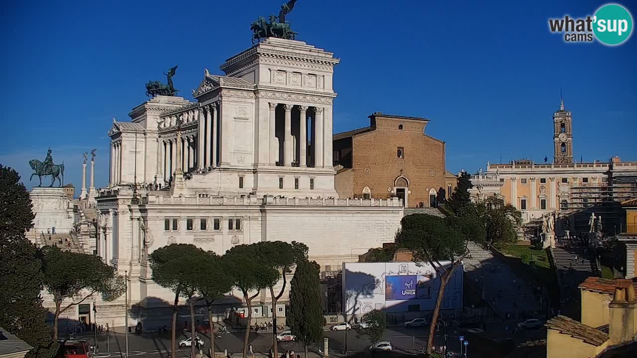 Rome Livecam – Vittoriano webcam – Altare della Patria