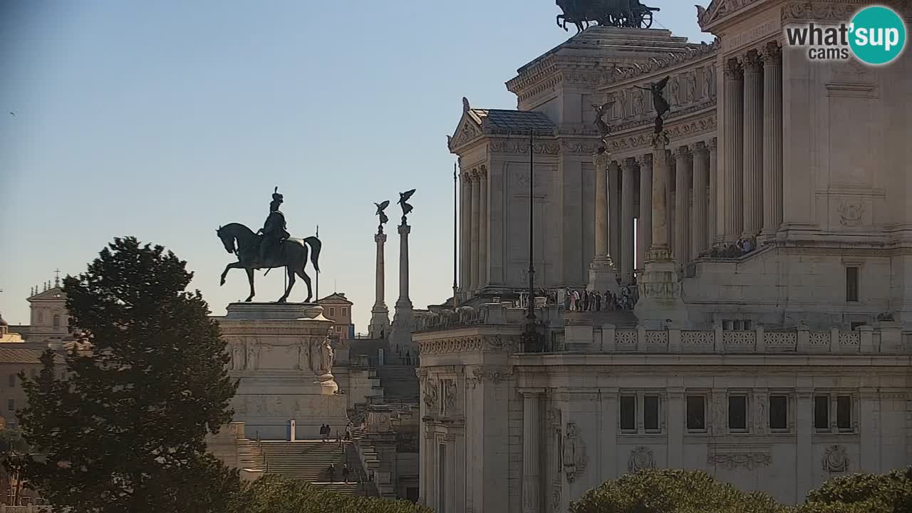 Rim Spletna kamera – Vittoriano – Oltar domovine