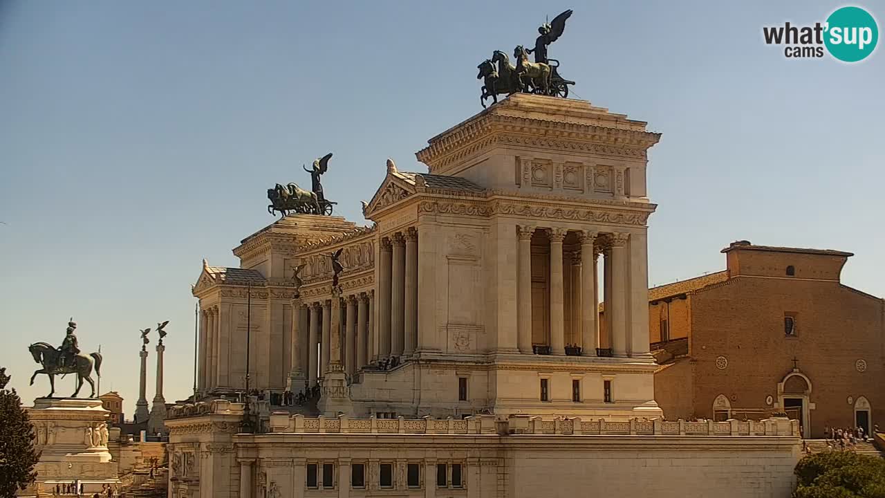 Rome Livecam – Vittoriano webcam – Autel de La Patrie