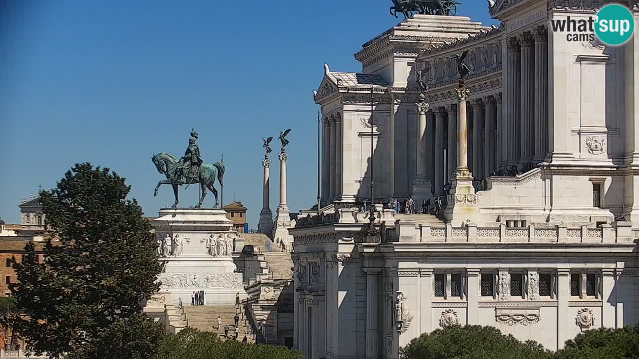 Rome Livecam – Vittoriano webcam – Autel de La Patrie