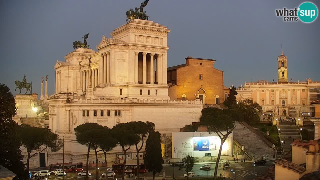 Rim Spletna kamera – Vittoriano – Oltar domovine