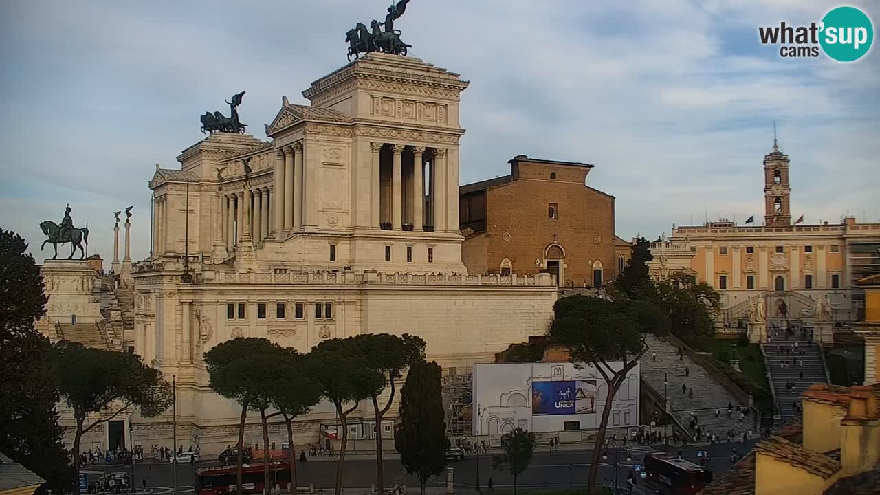 Roma Livecam – Vittoriano webcam – Altare della Patria