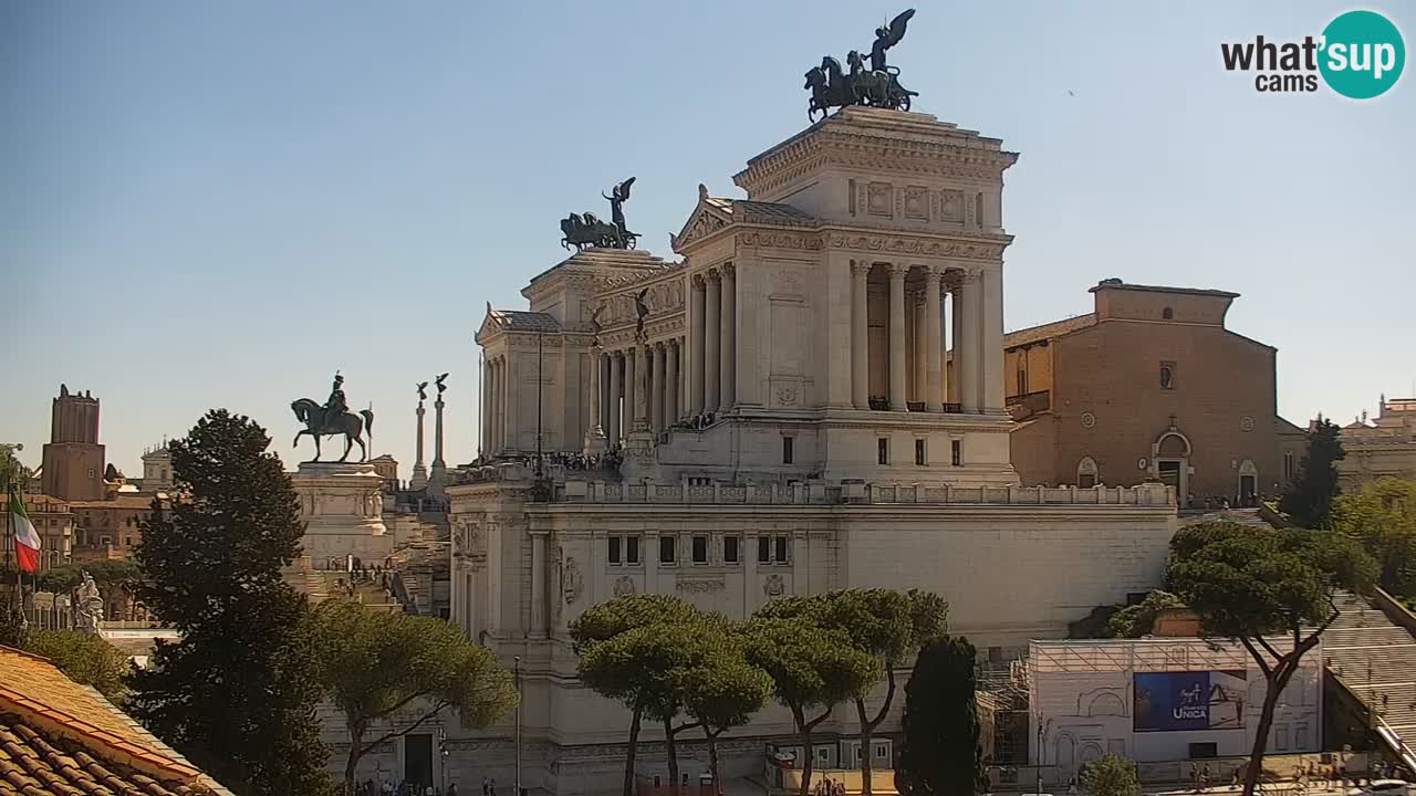 Roma Camera en vivo – Vittoriano webcam – Altare della Patria