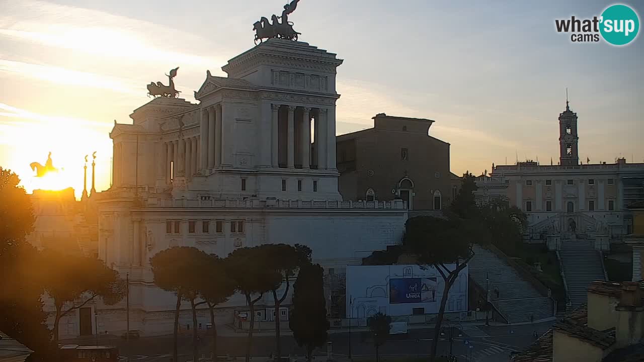 Rome Livecam – Vittoriano webcam – Altare della Patria