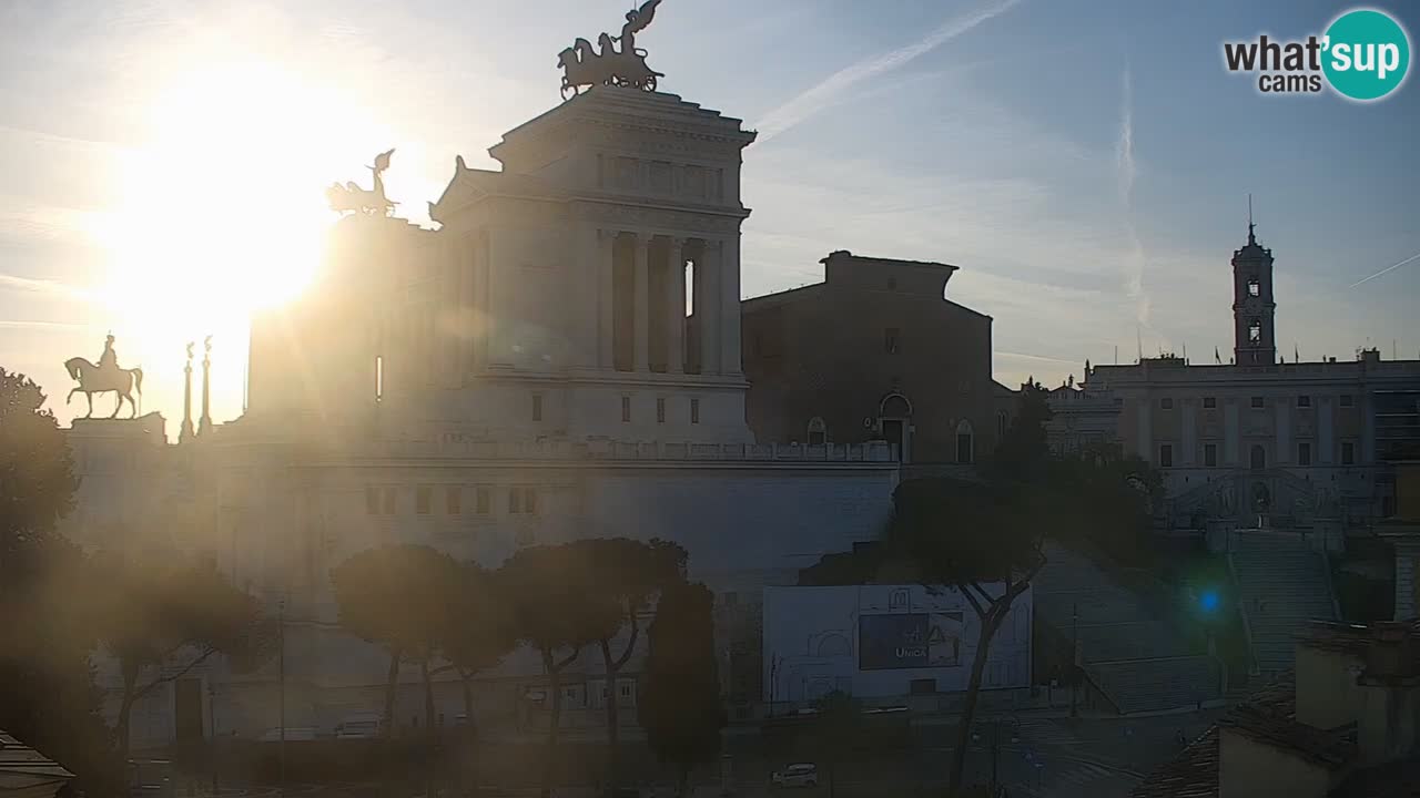 Rome Livecam – Vittoriano webcam – Altare della Patria