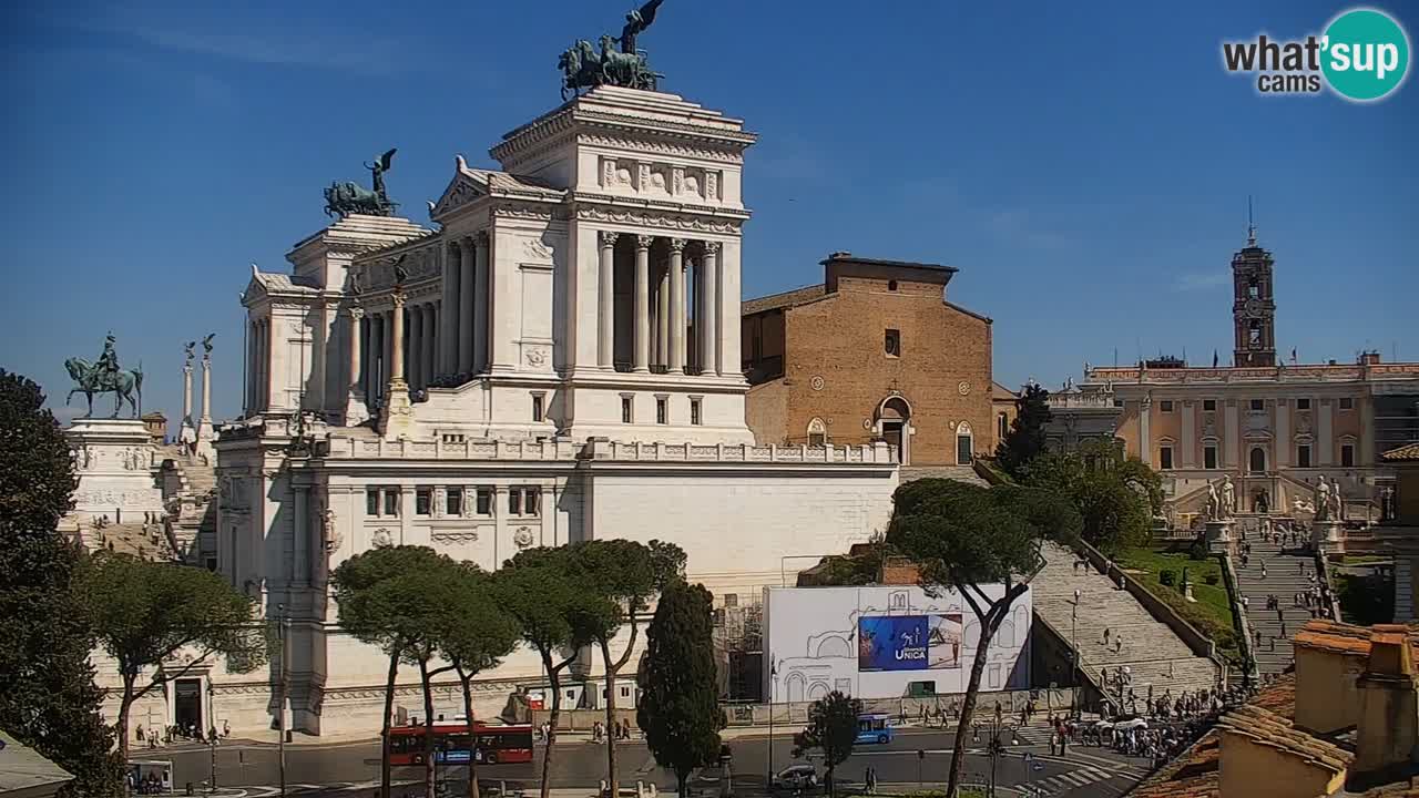 Rome Livecam – Vittoriano webcam – Autel de La Patrie