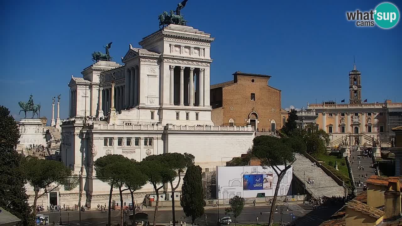 Rome Livecam – Vittoriano webcam – Altare della Patria