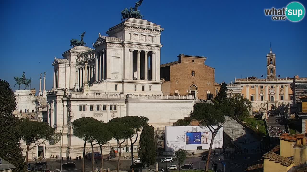 Rome Livecam – Vittoriano webcam – Altare della Patria
