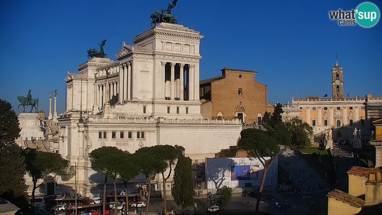 Rome Livecam – Vittoriano webcam – Altare della Patria