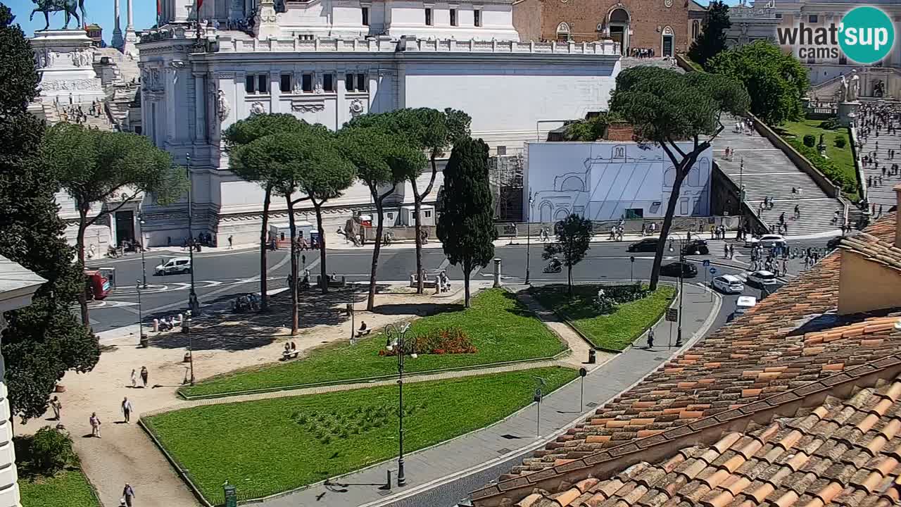 Rome Livecam – Vittoriano webcam – Altare della Patria