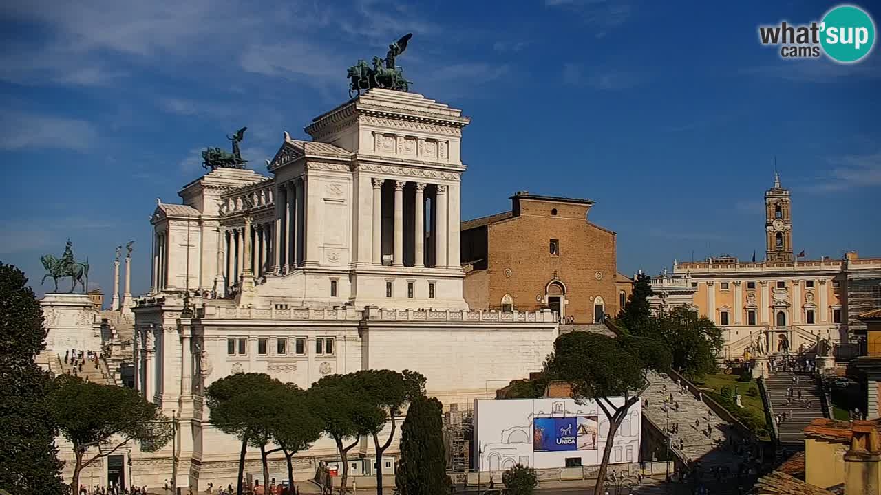 Rome Livecam – Vittoriano webcam – Altare della Patria