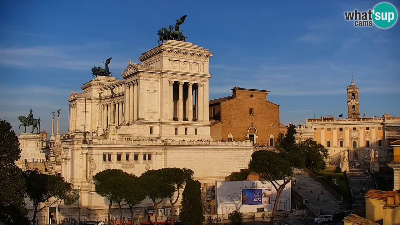 Rome Livecam – Vittoriano webcam – Altare della Patria