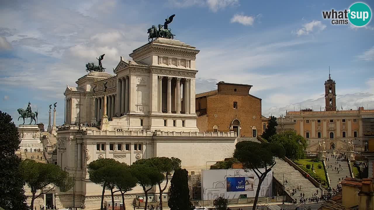 Rome Livecam – Vittoriano webcam – Altare della Patria