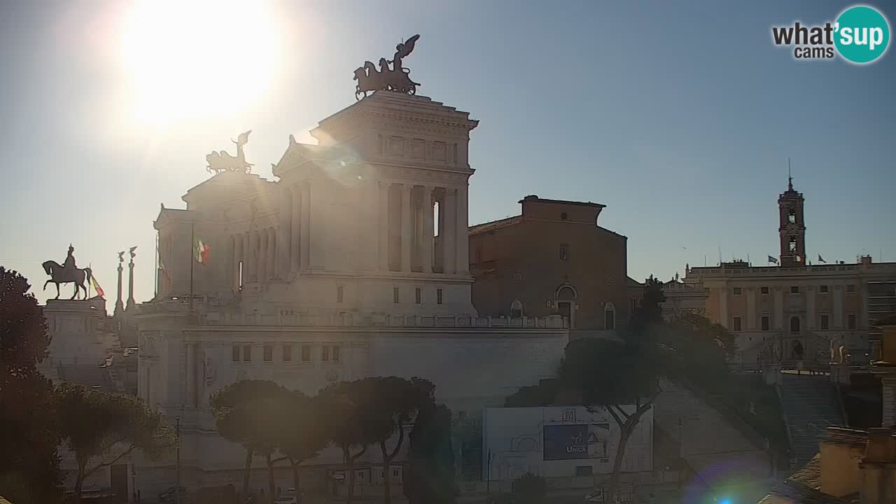 Rim Spletna kamera – Vittoriano – Oltar domovine