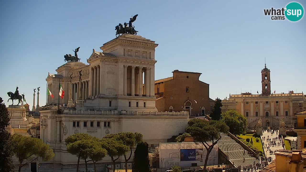 Rome Livecam – Vittoriano webcam – Autel de La Patrie