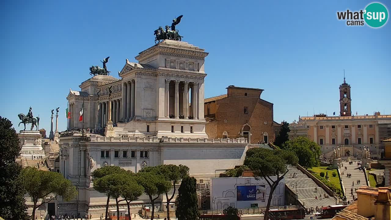 Roma Livecam – Vittoriano webcam – Altare della Patria