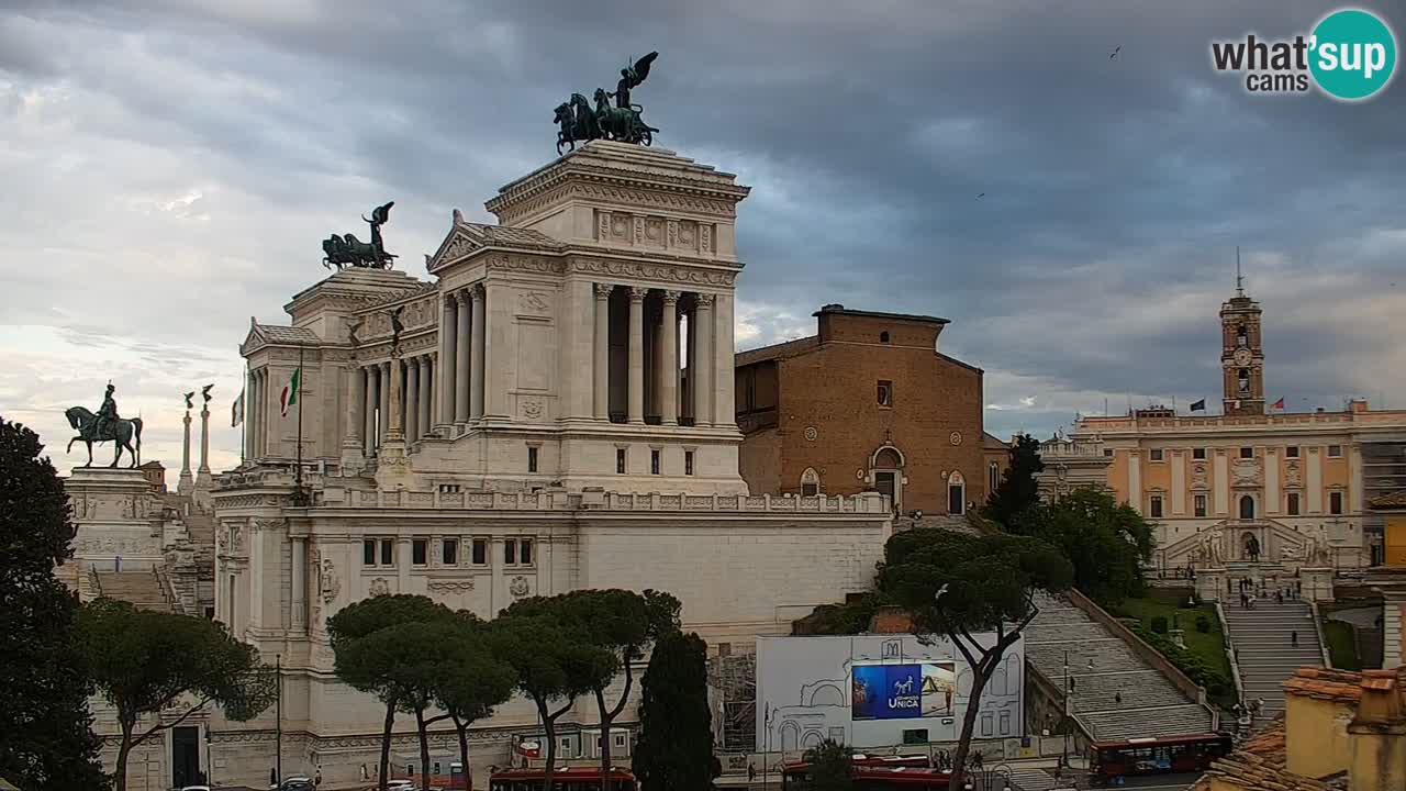 Rim Spletna kamera – Vittoriano – Oltar domovine