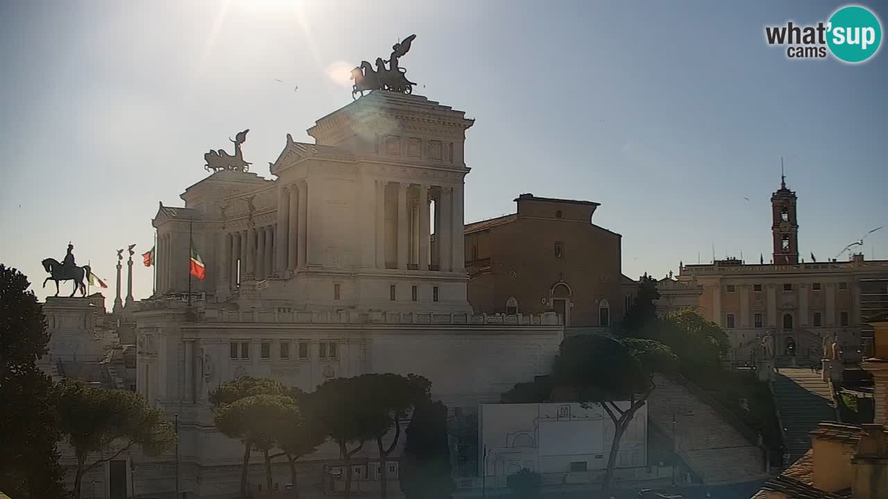 Rome Livecam – Vittoriano webcam – Autel de La Patrie