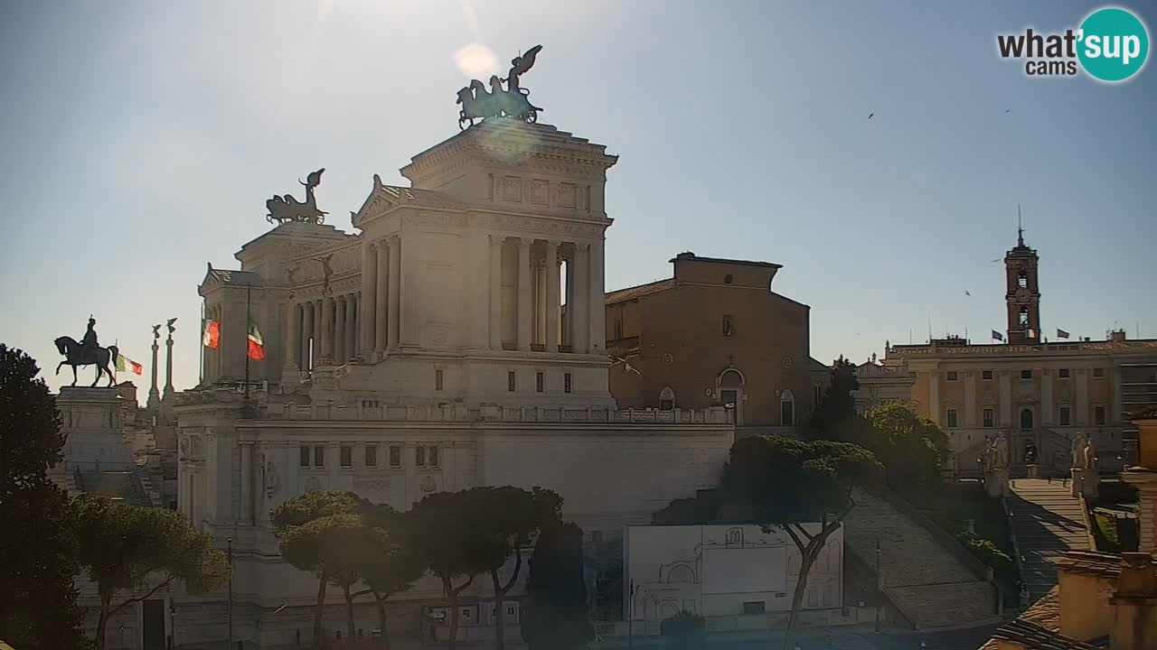 Roma Camera en vivo – Vittoriano webcam – Altare della Patria