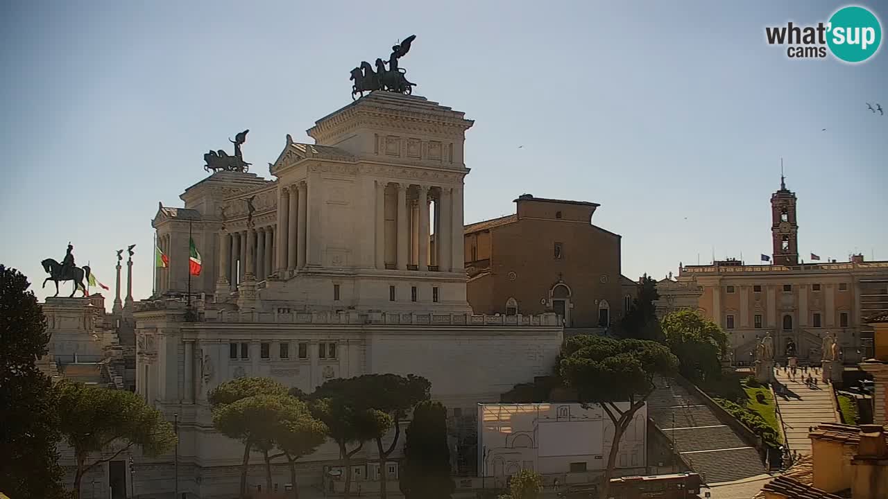 Rome Livecam – Vittoriano webcam – Autel de La Patrie