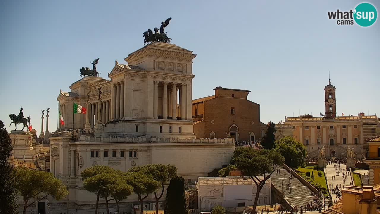 Roma Camera en vivo – Vittoriano webcam – Altare della Patria