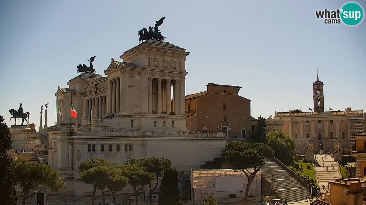 Rome Livecam – Vittoriano webcam – Autel de La Patrie