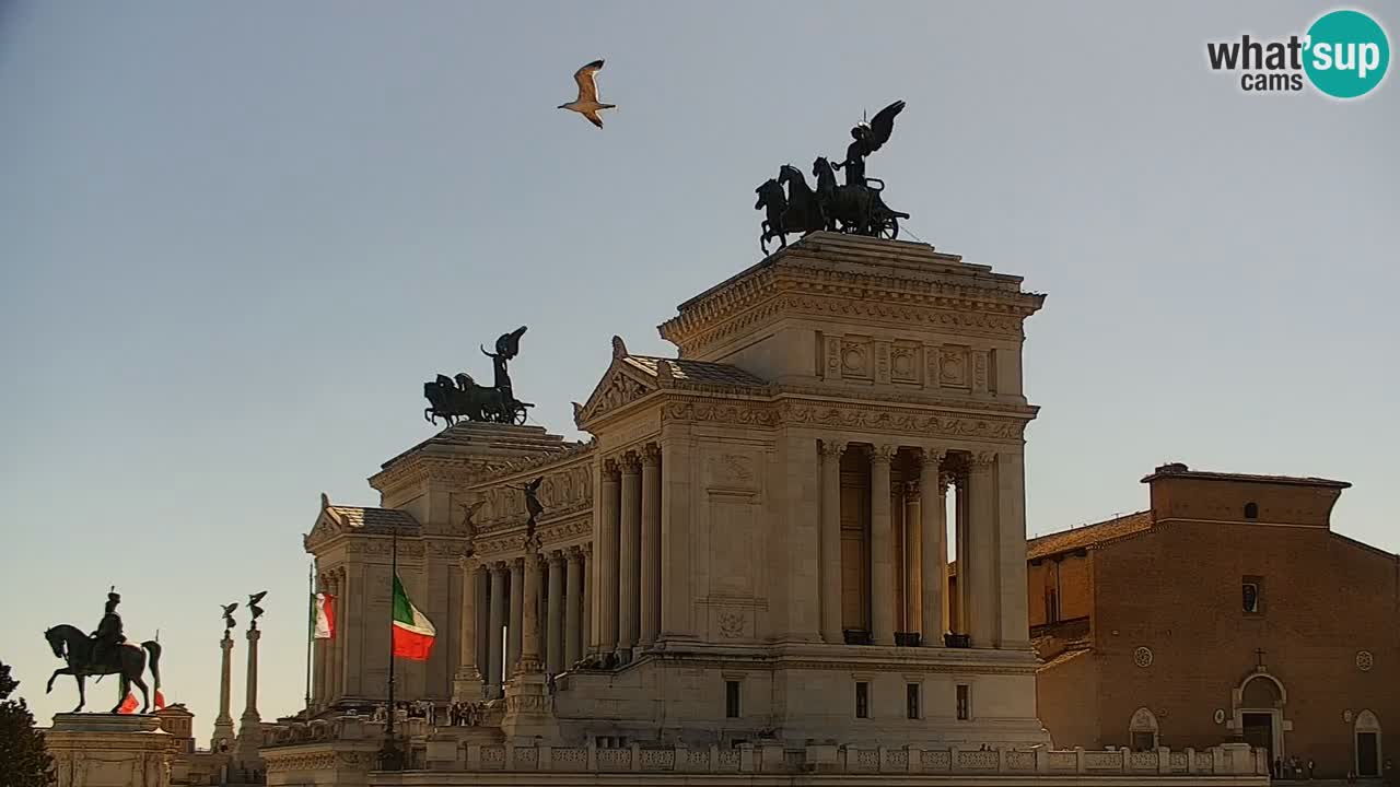 Rome Livecam – Vittoriano webcam – Altare della Patria