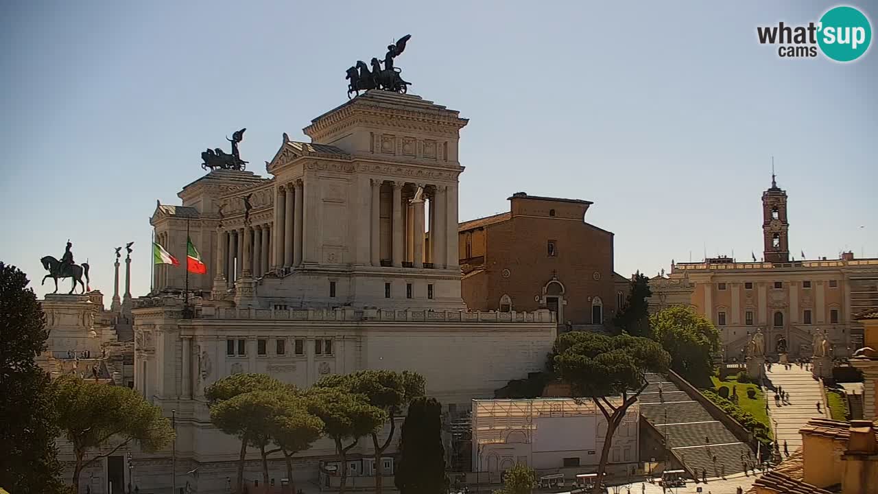 Rome Livecam – Vittoriano webcam – Altare della Patria