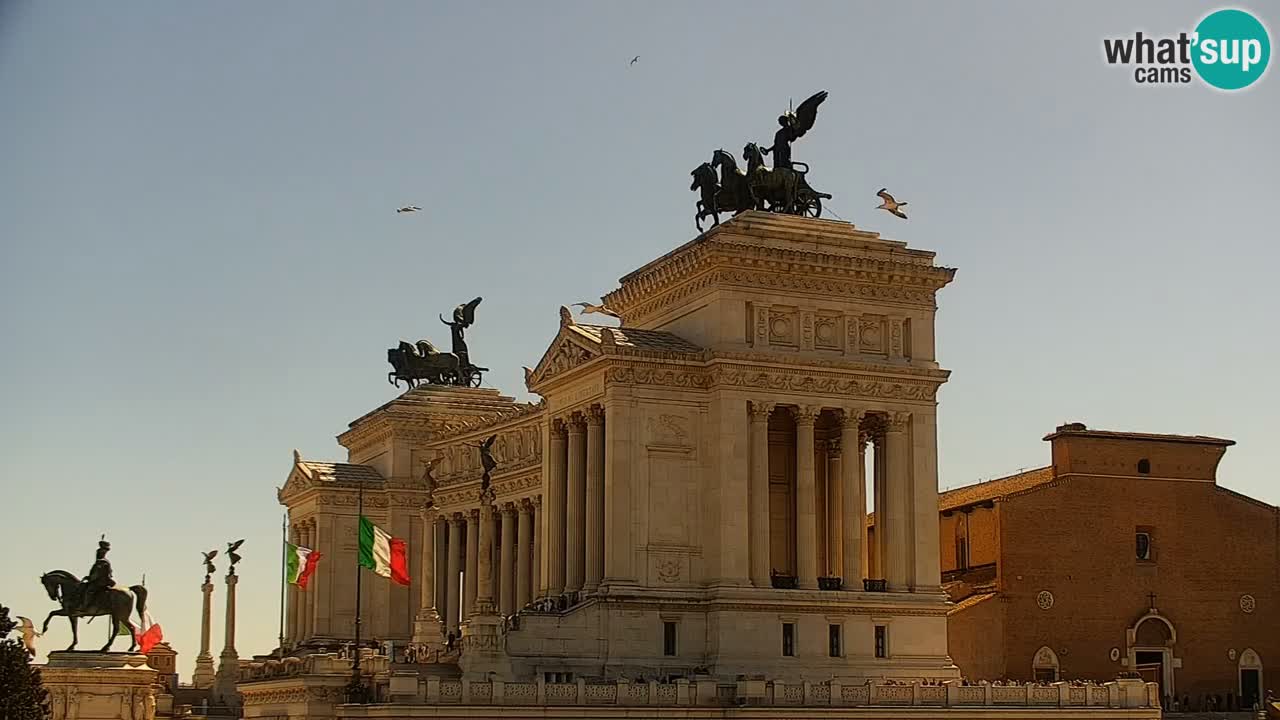 Rome Livecam – Vittoriano webcam – Altare della Patria
