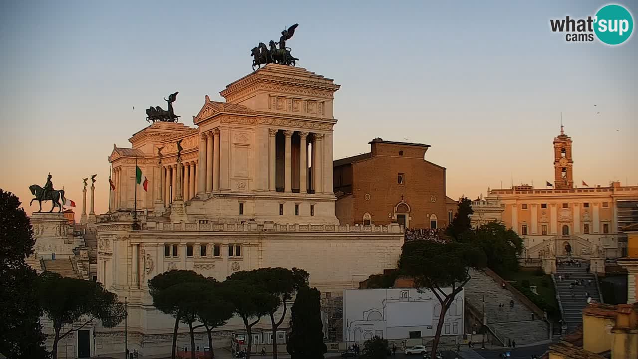 Rome Livecam – Vittoriano webcam – Altare della Patria
