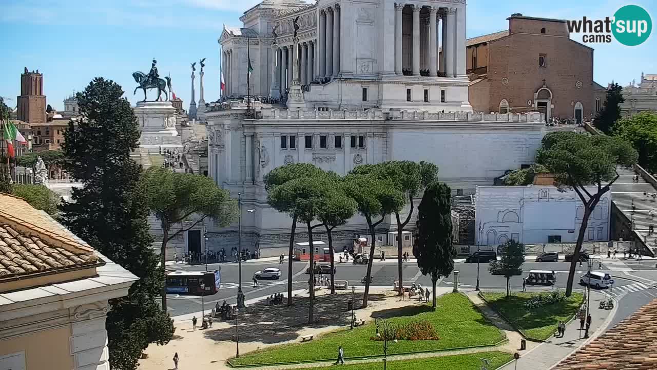 Rim Spletna kamera – Vittoriano – Oltar domovine