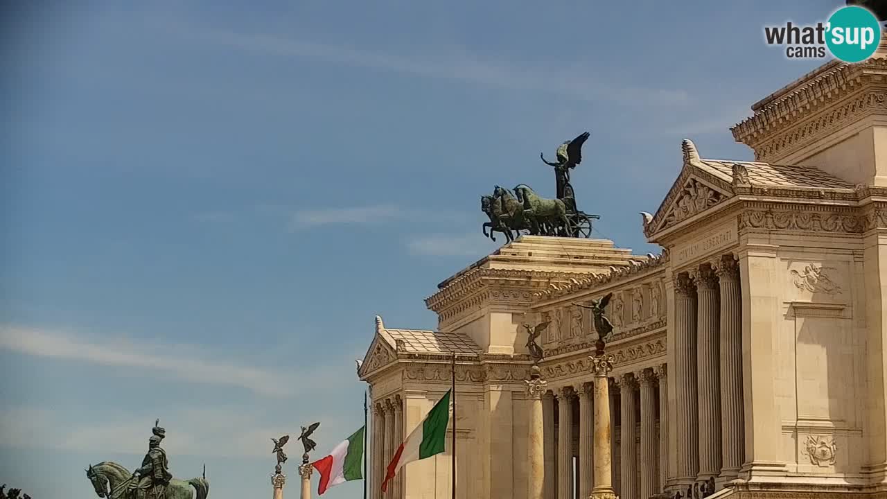 Roma Camera en vivo – Vittoriano webcam – Altare della Patria