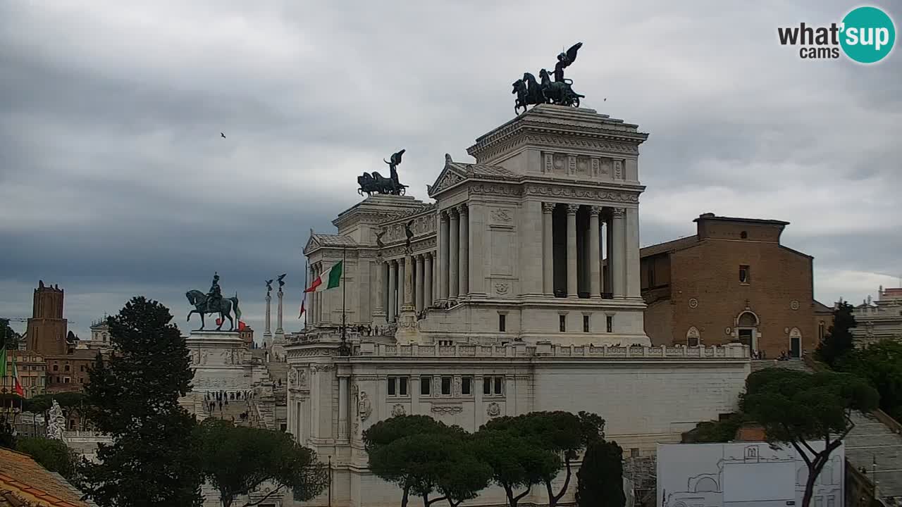Rome Livecam – Vittoriano webcam – Altare della Patria