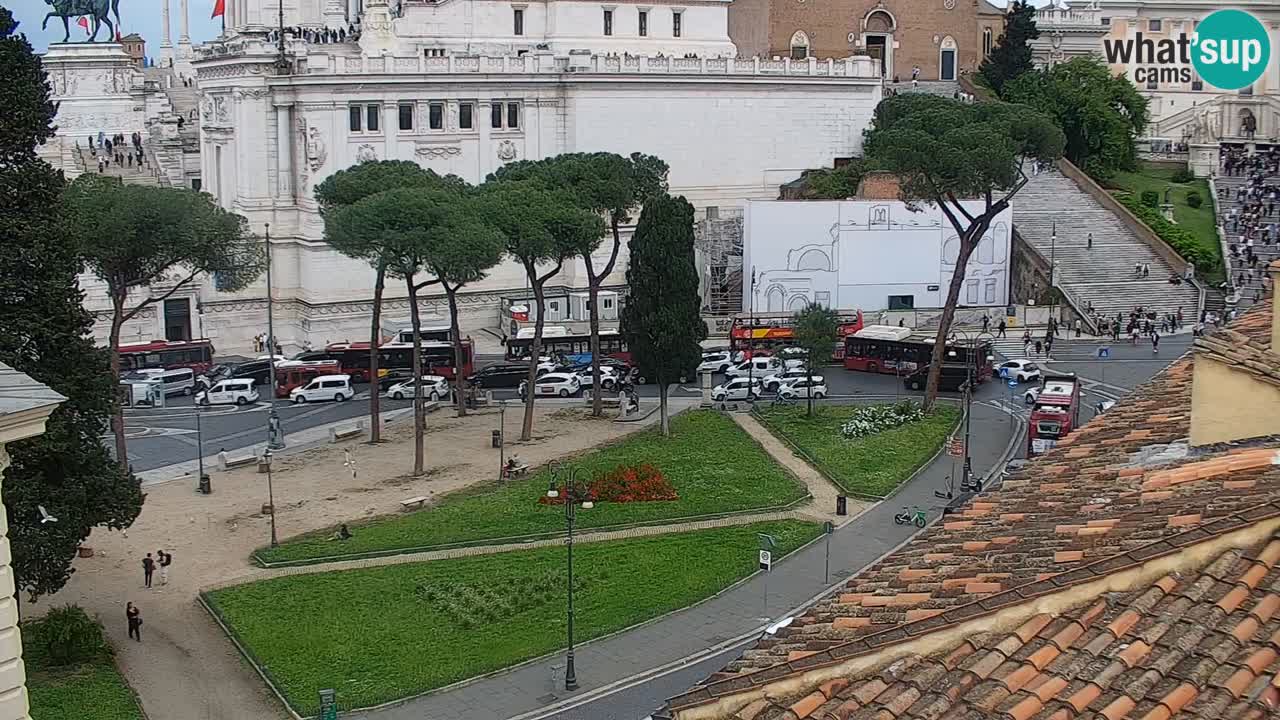 Roma Camera en vivo – Vittoriano webcam – Altare della Patria